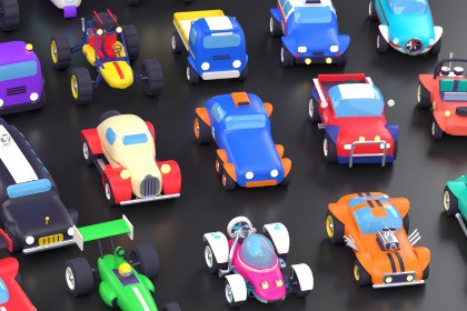 Cartoon Racing Vehicles