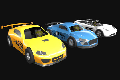 RaceX: Stylized Car Pack