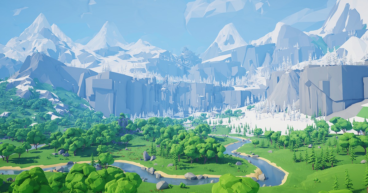 POLY - Mountain | 3D Environments | Unity Asset Store