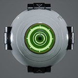 Futuristic Mechanical Eye – Sci-Fi Cybernetic Prop