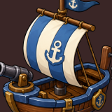 Pirate Adventure Naval Exploration Caribbean Trade Treasure Icons Pack