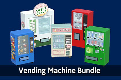 MAR - Low Poly Vending Machine Bundle