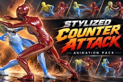 Stylized Counter Attack Animation Pack