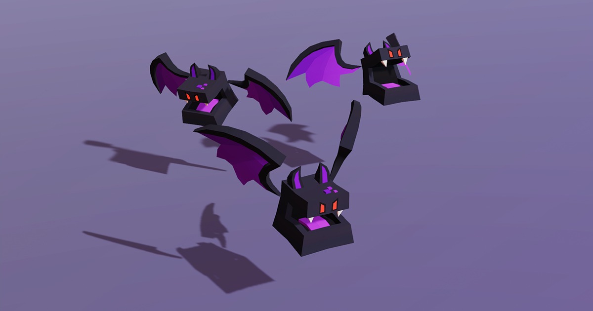 Bat Toon Series | 3D Animals | Unity Asset Store