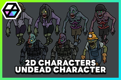 2D Characters - Undead Characters