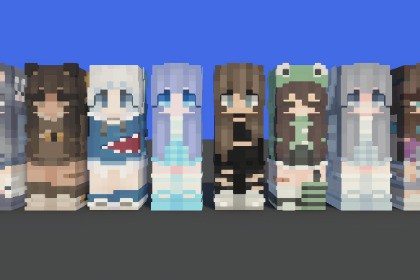 BlockForm Characters – Girls Pack