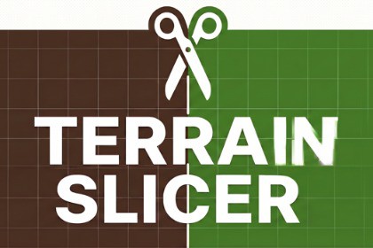 Terrain Slicer: Split 1 to NxM