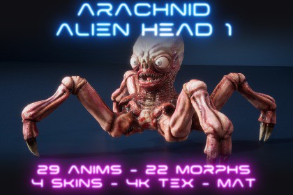 Arachnid-Alien Head 1