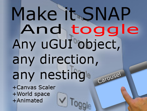 Carousel Toggler | GUI Tools | Unity Asset Store