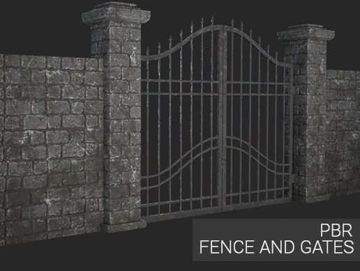 Fence and gates | 3D Environments | Unity Asset Store