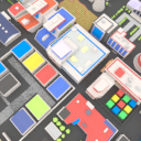 Lowpoly Modern City Buildings Set
