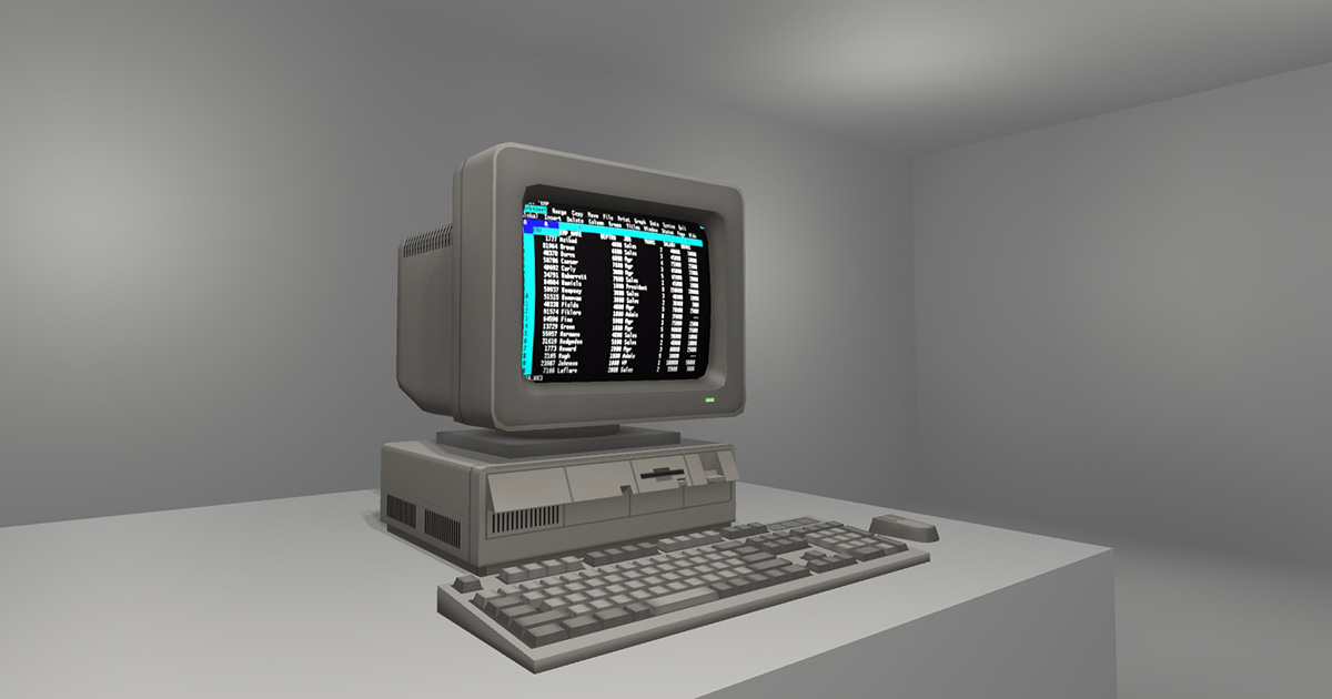Retro Computer Set - px2 | 3D Electronics | Unity Asset Store