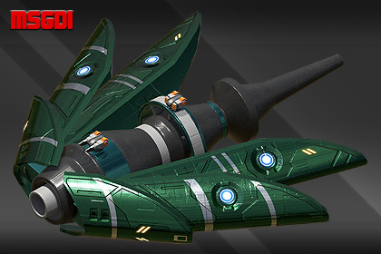 Spaceship Alien Ankla Frigate A