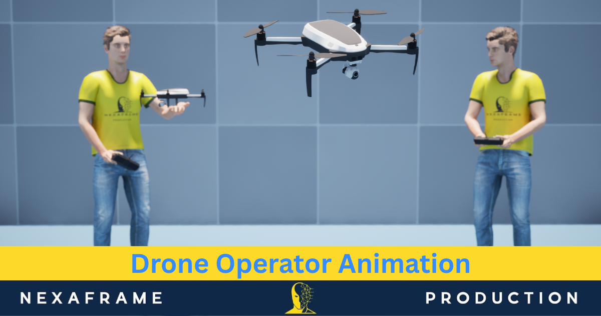 Drone Operator Animation | 3D Animations | Unity Asset Store