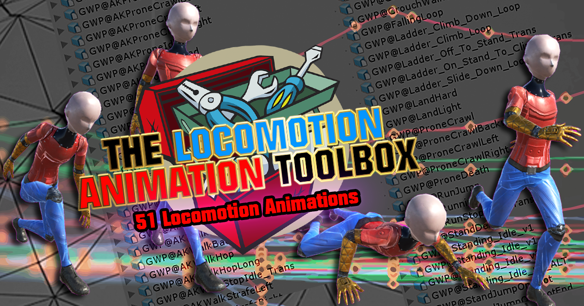 The Locomotion Animation Toolbox | 3D 动画 | Unity Asset Store