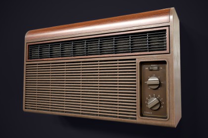 Vintage Wall Air Conditioner
