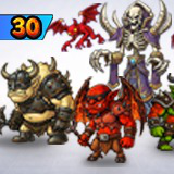 30 Stylized 2D Fantasy Monsters – Animated Characters Pack