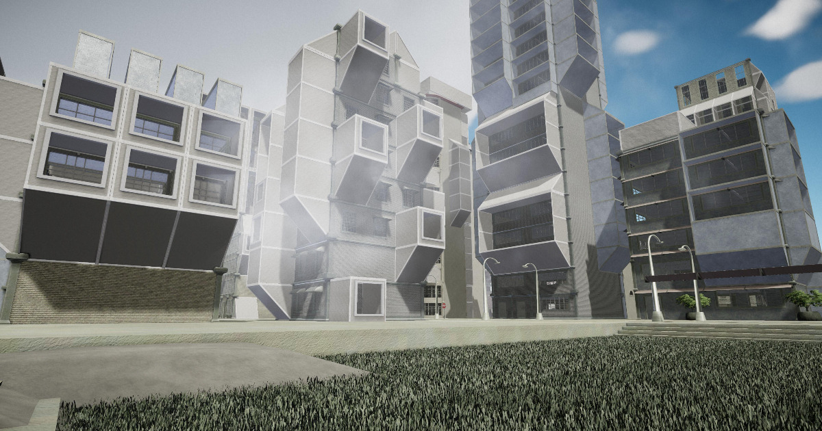 OWA Tech District - City Building Kit: Sci-Fi, Cyberpunk, Modern, Futuristic