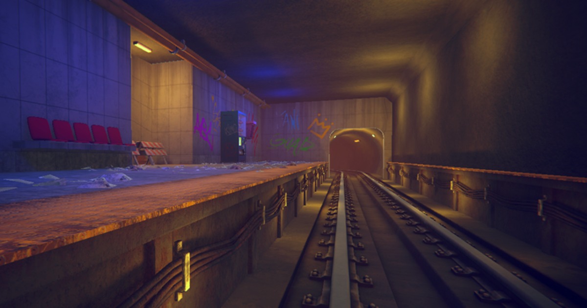 Modular Metro For Unity Underground Metro Station - Modular Subway Environment | PBR | URP ...