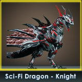 Sci-Fi Dragon Knight