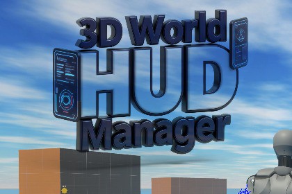 3D World HUD Manager