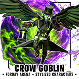 Crow Goblin - Winged Plague Doctor Alchemist