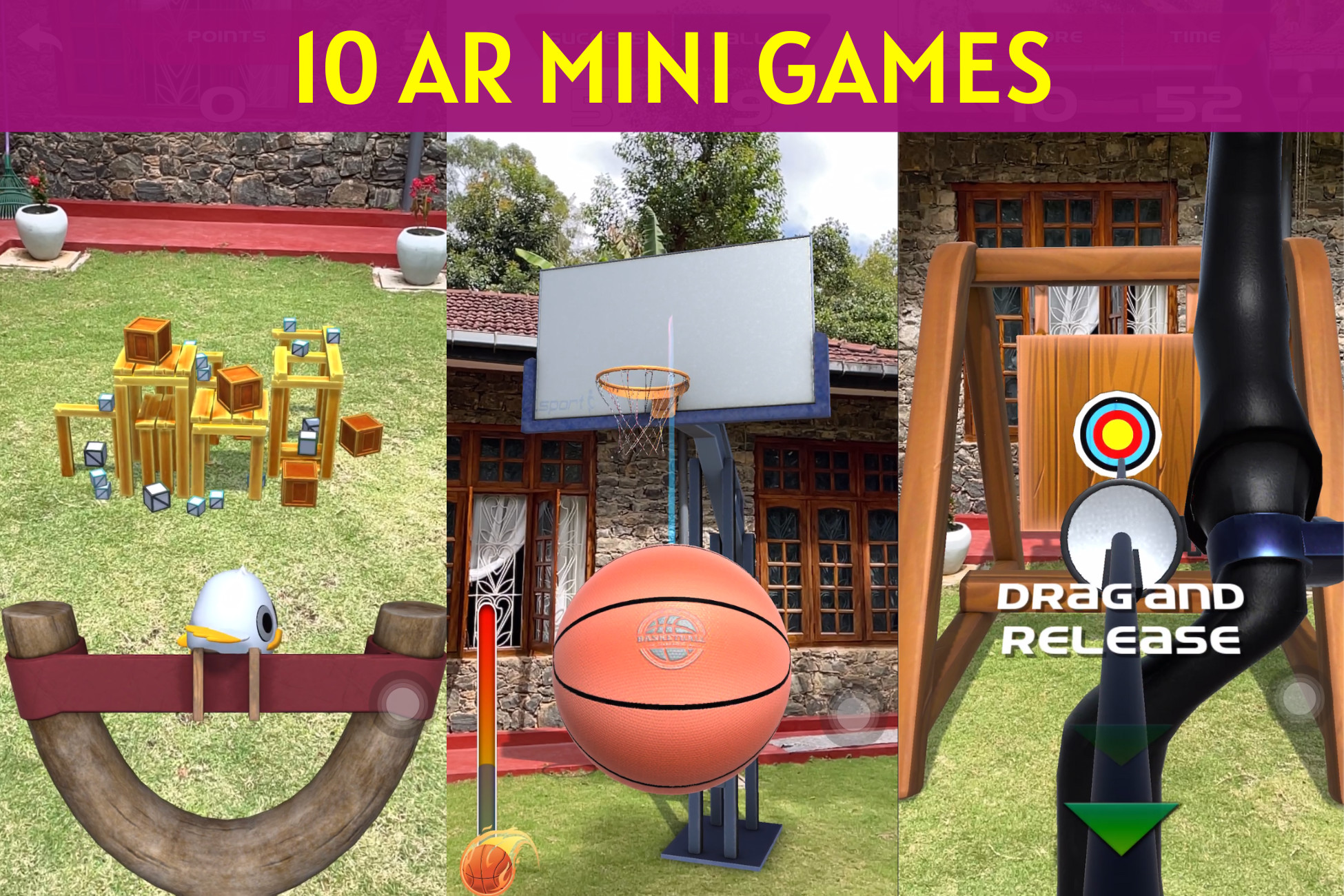 Easy AR Mini Games pack Packs Unity Asset Store