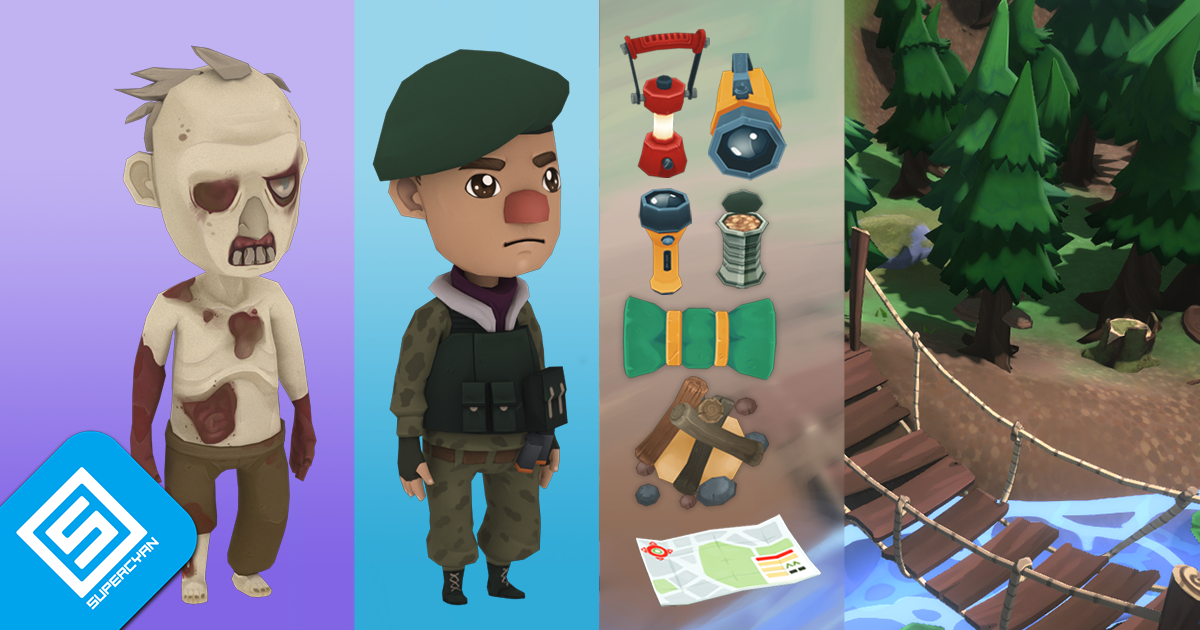 Mega Pack: Zombie Apocalypse | 3D Humanoids | Unity Asset Store