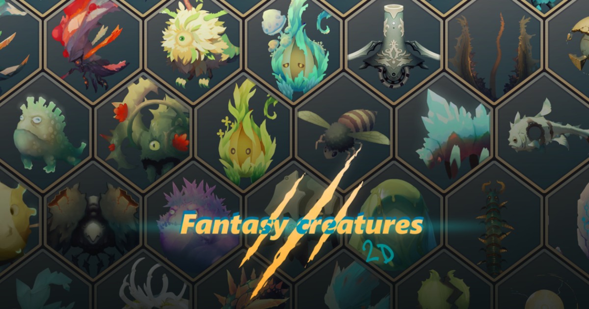 Unity Creatures 2D Fantasy creatures bundle | 2D Characters | Unity Asset Store