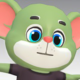 Mouse Rat Rodent Green Animated