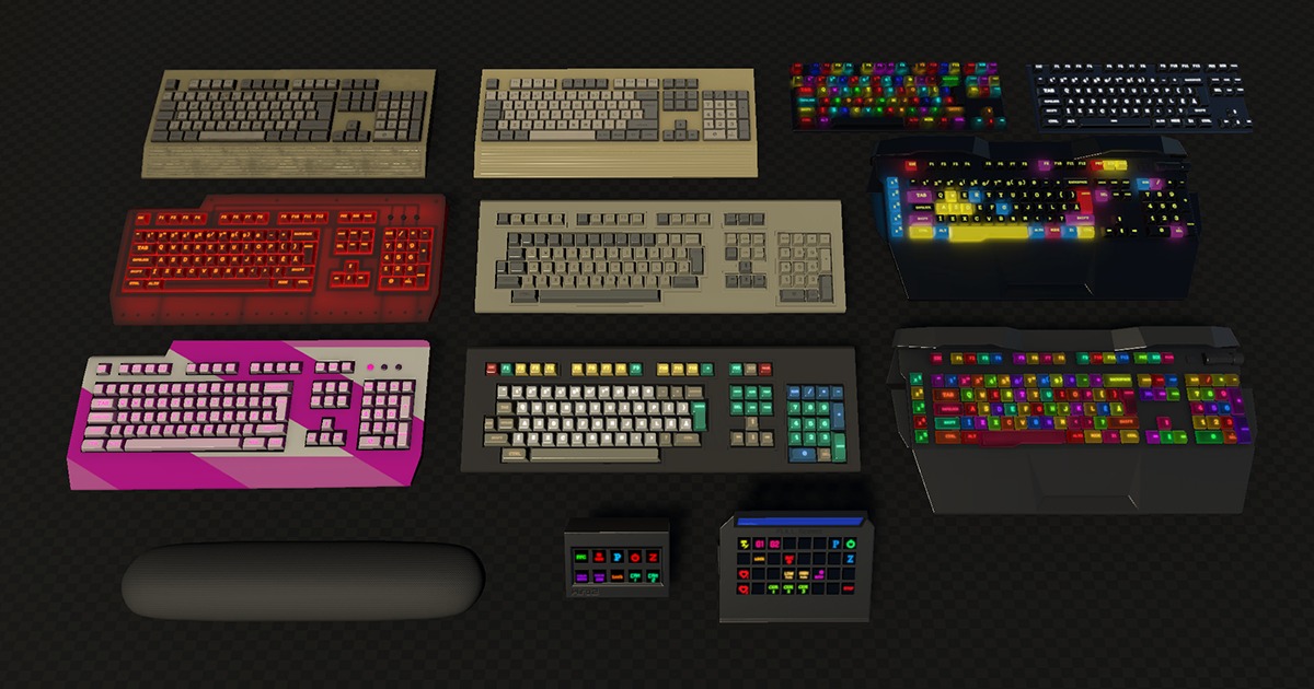 Ultimate Keyboard Pack | 3D Props | Unity Asset Store