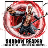 Shadow Reaper - Cyberpunk Sci-Fi Character with Scythe