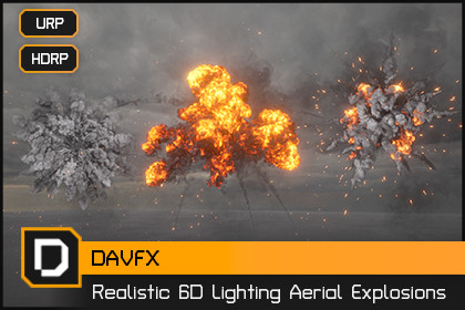 Realistic 6D Lighting Aerial Explosions Pack