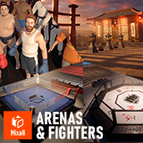 Martial Arts Fighters & Arenas – Full Pack