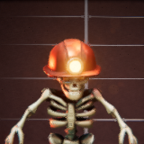 Miner Skeleton - 3 Characters + Animations