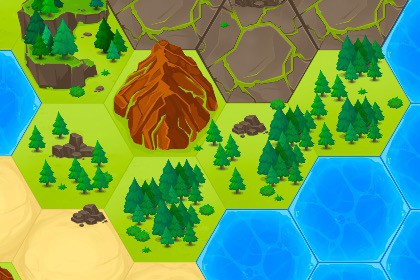 FREE 2D Hex Tiles - Basic Pack V.1