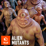 Alien Mutants - Zombie Creatures Pack