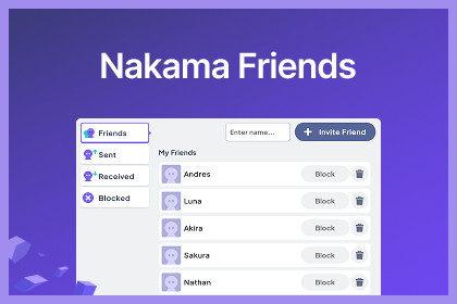 Friends, powered by Nakama