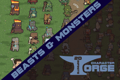 2D Infinite Character Forge - Beasts & Monsters