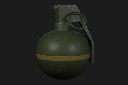 (jugi) grenade 3d model