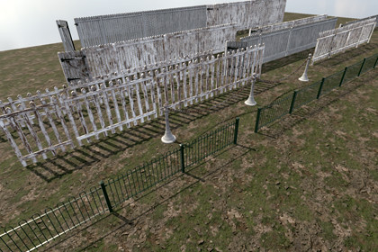 Modular Picket Fencing