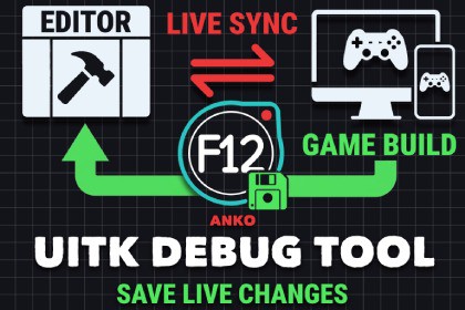 AnKo UITK DevTool: In-Game & Editor F12 Debugger USS Live-Save
