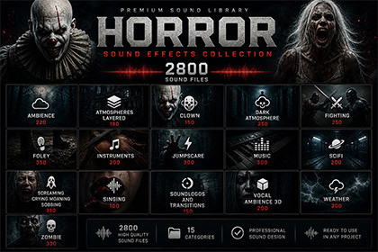 Premium Sound Library – Horror Pack