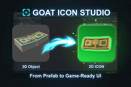 GOAT Icon Studio – 3D to 2D Icon Generator