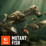 Mutant Fish - Post‑Apocalyptic Creatures