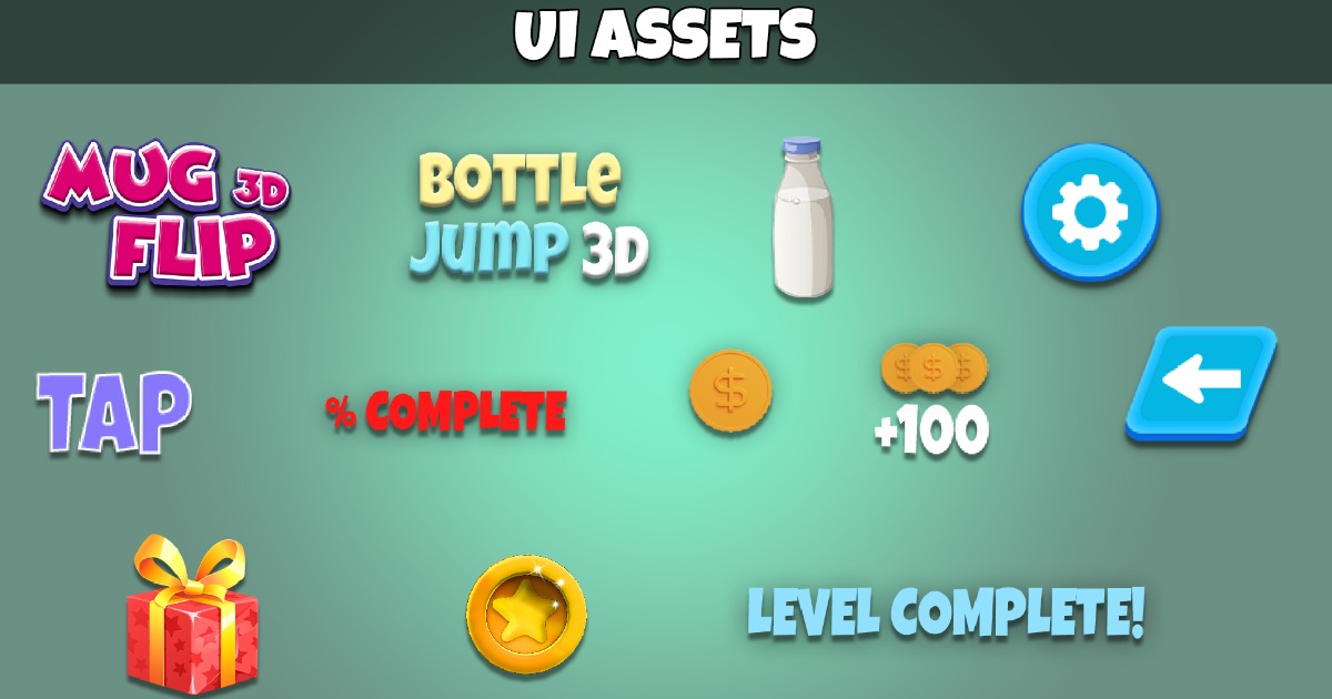 Mug Jump 3D Game Template - Full Source Code + Monetization | Packs ...