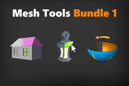 Mesh Tools Bundle 1 - Extract, Double-Sided, Material Painter