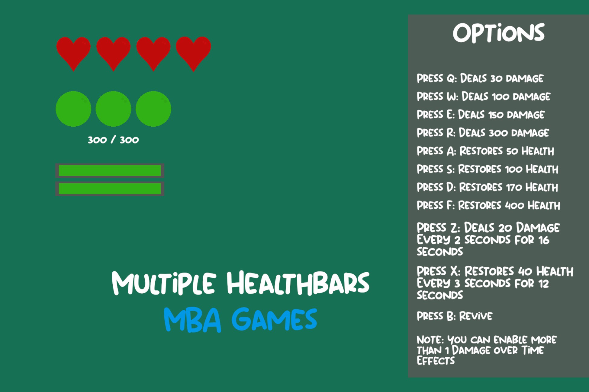 Multiple Animated Healthbar | GUI Tools | Unity Asset Store