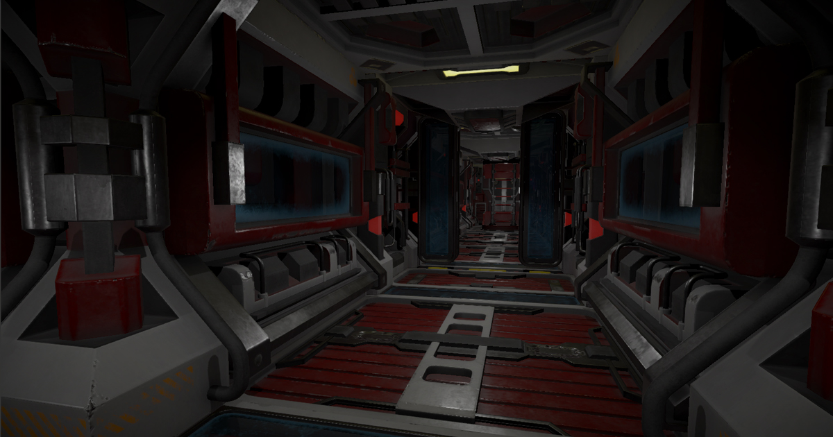 Modular sci-fi Environment F_C1 | 3D Sci-Fi | Unity Asset Store