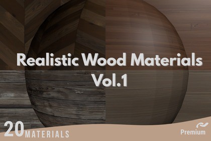 Essential Realistic Wood Materials Vol 3